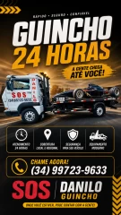 Caminhão guincho de Auto Socorro Danilo  em Uberaba - MG